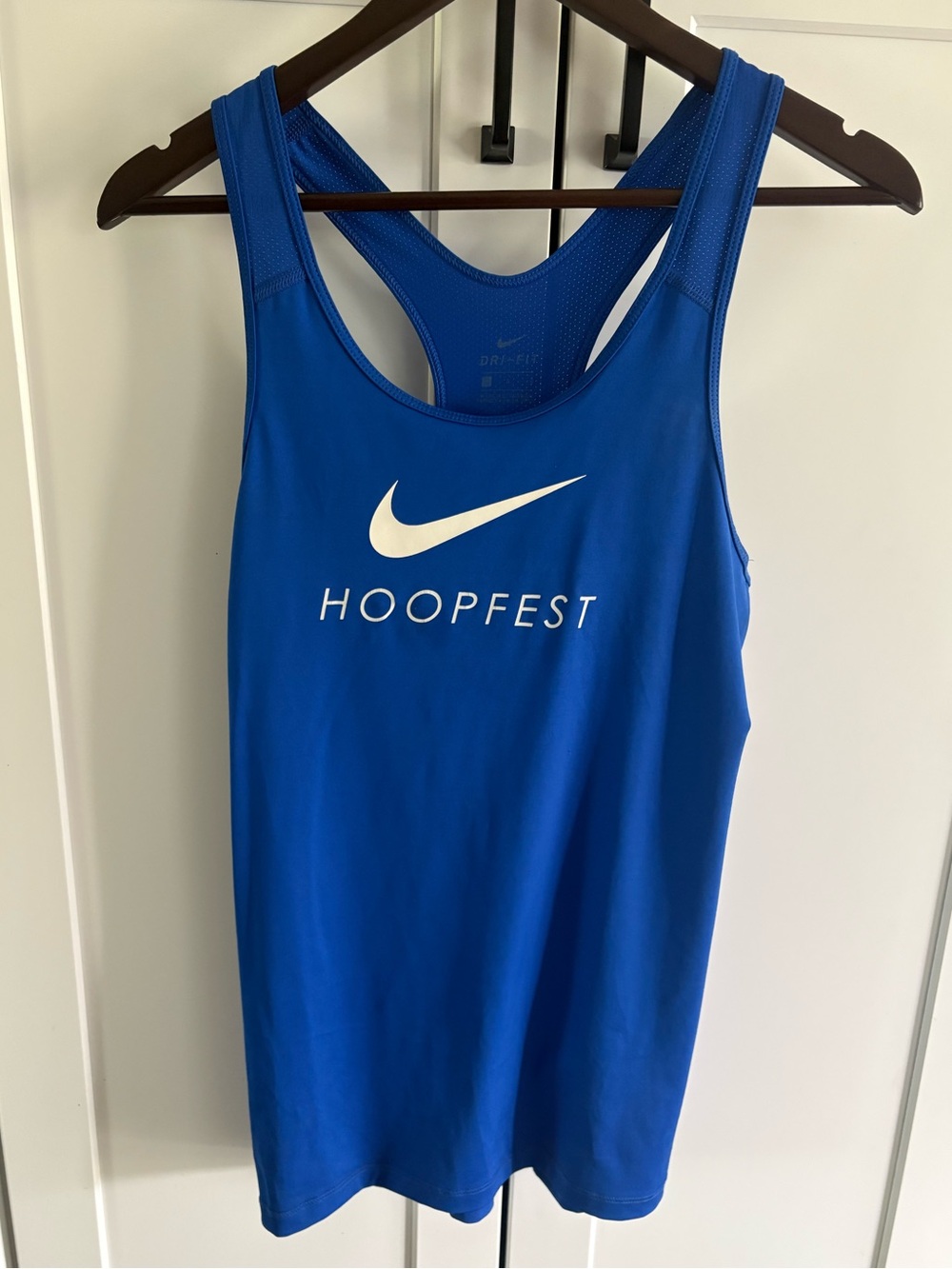 Blue Nike DEI-fit Hoopfest racer back